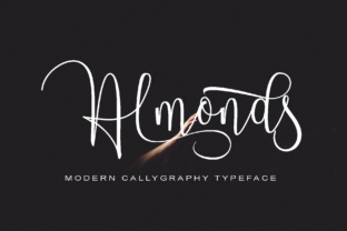 Almonds Script Font for Editorial Design