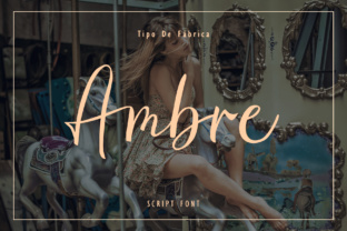 Ambre Script Font for Handmade Labels and Branding