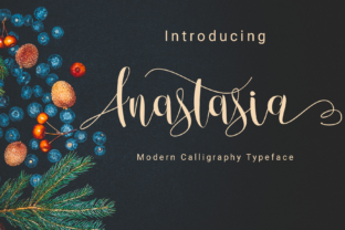 Anastasia Script Font for Modern Marketing Design