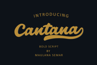 Cantana Script Font Review for Bold Campaign Design
