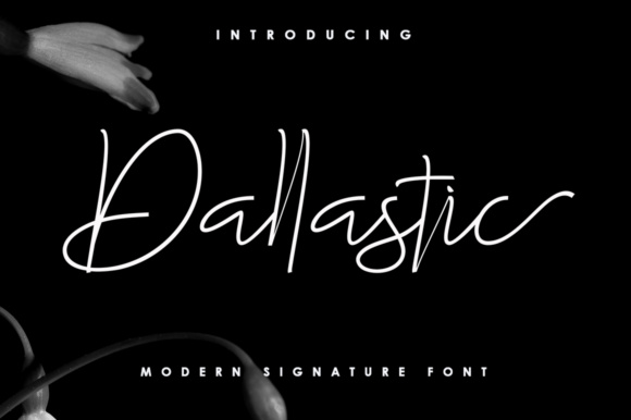 Dallastic Script Font: A Clean Vintage Typeface for Campaigns