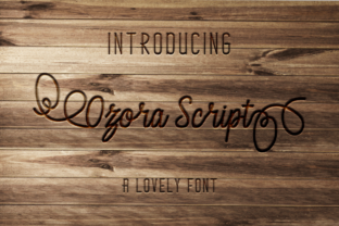 Elevate Brand Identity with Ozora Script Font