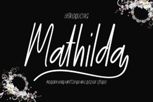 Elevate Your Brand Identity with Mathilda Script Font