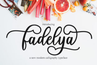Fadelya Script Font: An Editorial Design Review