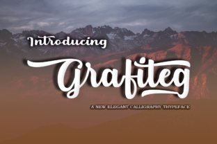 Grafiteg Script Font: Bold Typography for Web Design