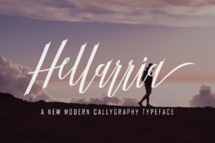 Hellarria Script Font for Modern Web Design