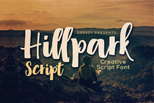 Hillpark Script Font for Handmade Products