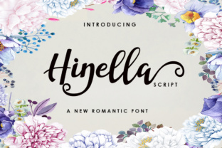 Hinella Script Font for Editorial Design