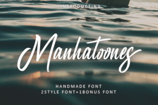 Manhatoone Script Font for Modern Web Design