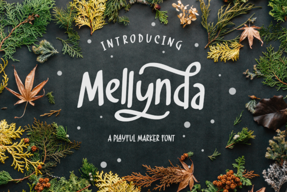 Mellynda Script Font for Playful Handmade Crafts