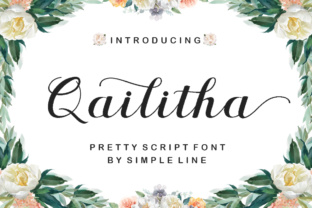 Qailitha Script Font for Editorial Design