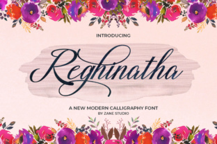 Reghinatha Script Font for Handmade Crafts