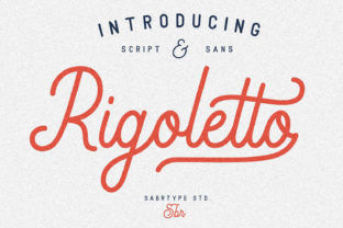 Rigoletto Script Font for Editorial Design