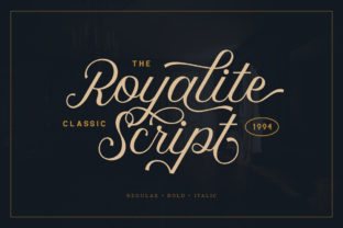Royalite Script Family: A Luxury Font for Branding