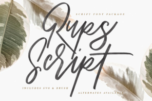 Rups Script Font: An Editorial Design Review