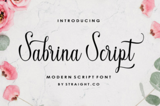Sabrina Script Font Review: Elegant Branding Type