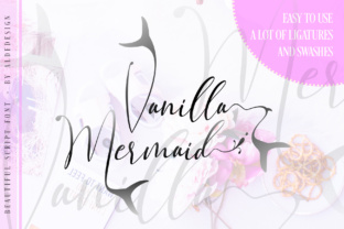 Vanilla Mermaid Script Font: A Playful Branding Choice