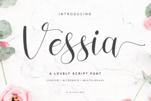 Vessia Script Font: A Modern Typeface for Editorial Design