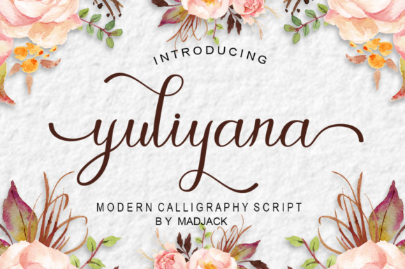 Yuliyana Script Font Review for Web Design